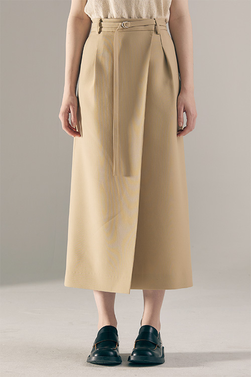 Okalpis - Long-Sleeve Color Block Striped Knit Hooded Jacket / Plain  Camisole Top / High-Waist Ruffle A-Line Mini Skirt